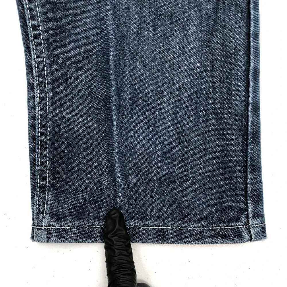Lions Crest English Laundry Jeans Mens 30x32 Blue Straight Denim Embroidered